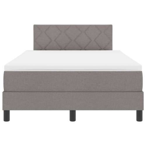 Box Spring Krevet s Madracem Taupe 120x200 cm Tkanina Cijena