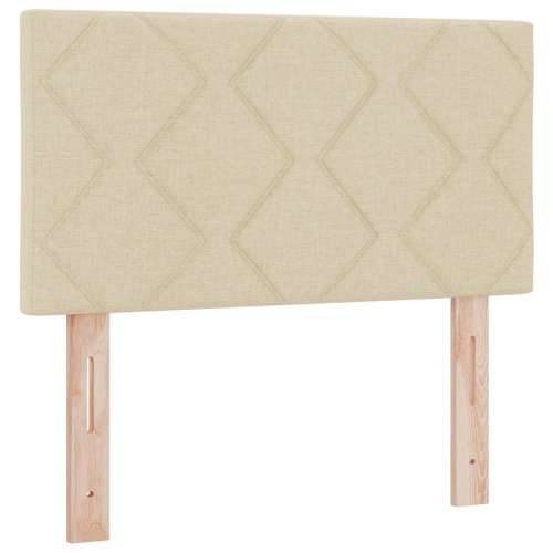 Krevet s box spring sustavom i madracem krem 120x200 cm Tkanina Cijena