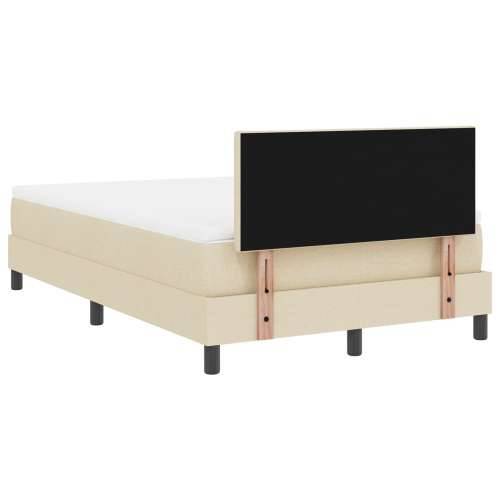 Krevet s box spring sustavom i madracem krem 120x200 cm Tkanina Cijena