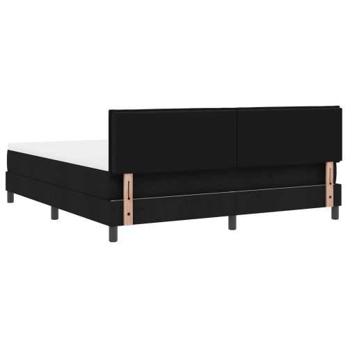 Krevet s podnicom i madracem Crna 180x200 cm Tkanina Cijena