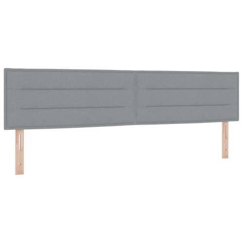 Krevet s madracem Svjetlosivi 200x200 cm Tkanina Cijena