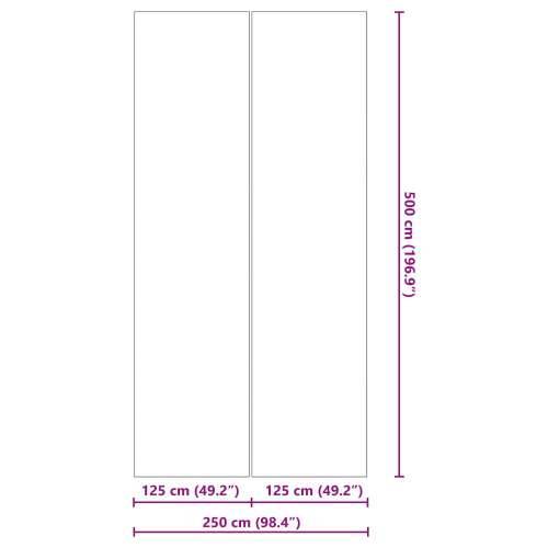 Pravokutni pokrivač za bazen Crna Polietilen 500 x 250 cm Cijena