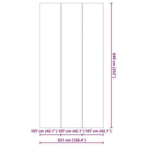 Pravokutni pokrov za bazen Crn Polietilen 640 x 321 cm Izdržljiv Cijena