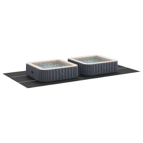 Pravokutna pokrivača za bazen Crna PVC 750 x 372 cm Vodootporna Cijena