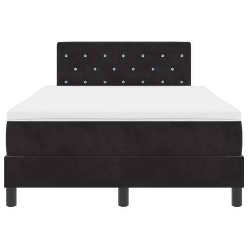 Box Spring Krevet s Madracem Crni 120x200 cm Baršun Cijena