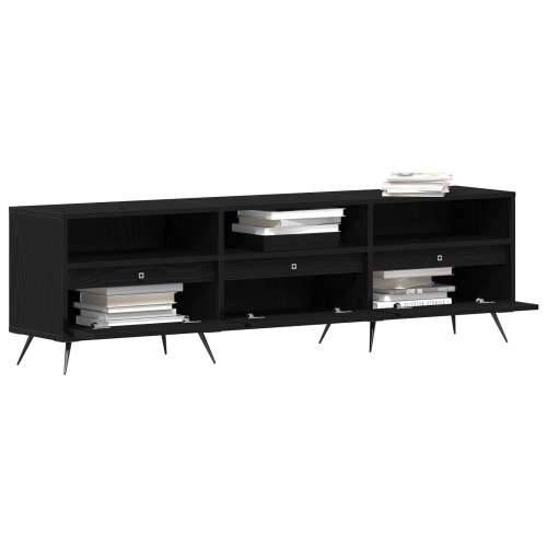 TV ormarić Crna 150x30x44,5 cm Konstruirano drvo Cijena