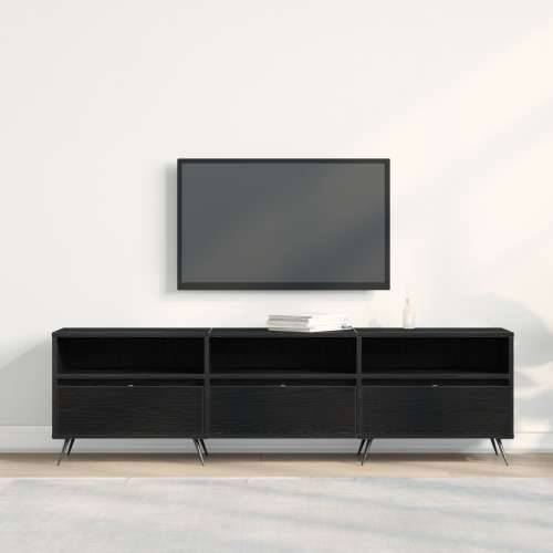 TV ormarić Crna 150x30x44,5 cm Konstruirano drvo Cijena