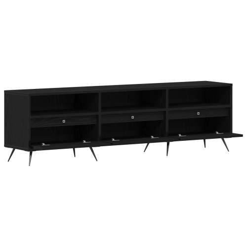 TV ormarić Crna 150x30x44,5 cm Konstruirano drvo Cijena