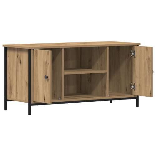 TV ormarić Artisan hrast 100x40x50 cm konstruirano drvo i čelik Cijena