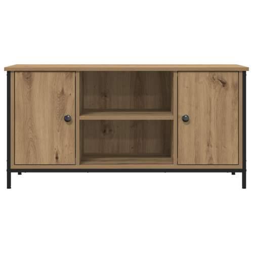 TV ormarić Artisan hrast 100x40x50 cm konstruirano drvo i čelik Cijena