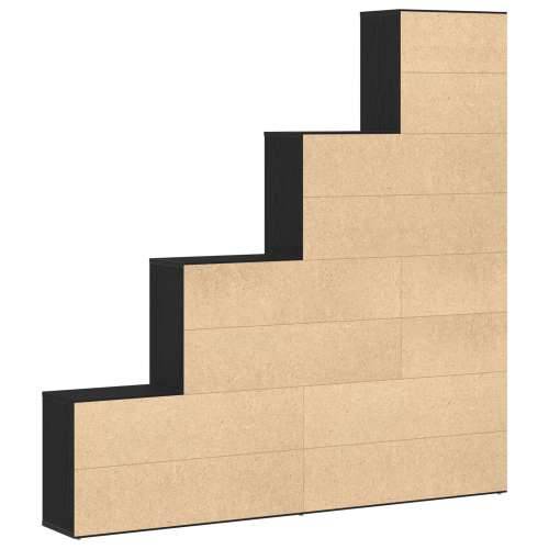 Knjiga Kabinet/Dijelitelj Prostorije Crna Bukva 155x24x160cm Konstruirano Drvo Cijena