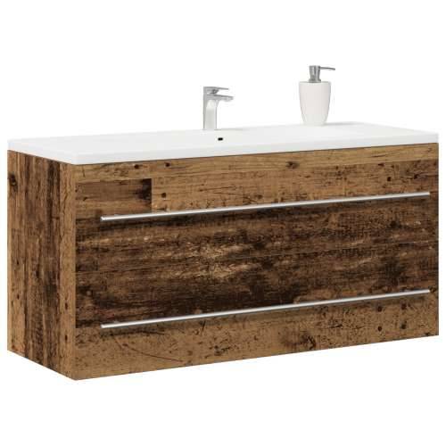 Ormar za Lavabo - Umivaonik Kupaonica Stari drveni 100x38,5x48 cm inženjerska drva - Staro drvo 100 x 38.5 x 48 cm 1 Cijena