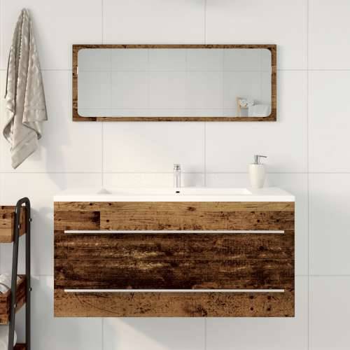 Ormar za Lavabo - Umivaonik Kupaonica Stari drveni 100x38,5x48 cm inženjerska drva - Staro drvo 100 x 38.5 x 48 cm 1 Cijena