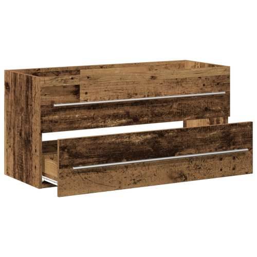 Ormar za Lavabo - Umivaonik Kupaonica Stari drveni 100x38,5x48 cm inženjerska drva - Staro drvo 100 x 38.5 x 48 cm 1 Cijena