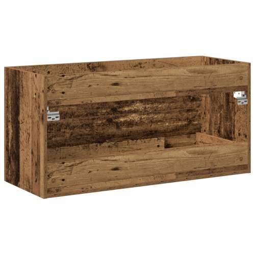 Ormar za Lavabo - Umivaonik Kupaonica Stari drveni 100x38,5x48 cm inženjerska drva - Staro drvo 100 x 38.5 x 48 cm 1 Cijena