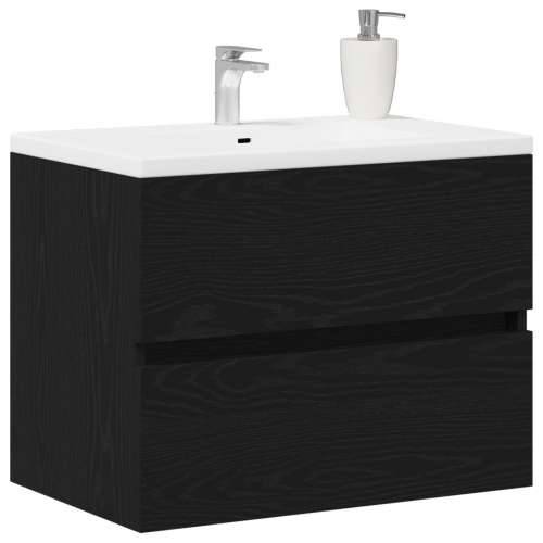 kupaonski ormarić crni hrast 60x38,5x45 cm konstruirano drvo - Crni hrast 60 x 38.5 x 45 cm 1 Cijena