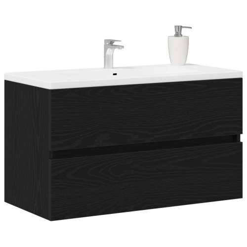 kupaonski ormarić Crni hrast 80x38.5x45 cm Konstruirano drvo - Crni hrast 80 x 38.5 x 45 cm 1 Cijena