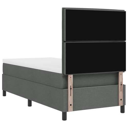 Box Spring Krevet s Madracem Tamnosivi 80x200 cm Tkanina Cijena