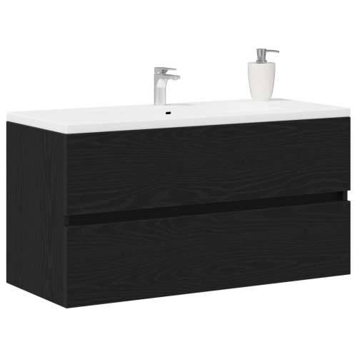 Kabinet za Lavabo - Umivaonik Crni orah 90x38,5x45 cm Konstruirano drvo - Crni hrast 90 x 38.5 x 45 cm 1 Cijena