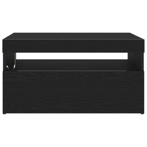 TV ormari s LED svjetlima 2 kom Crna hrast 75x35x40 cm Konstruirano drvo Cijena