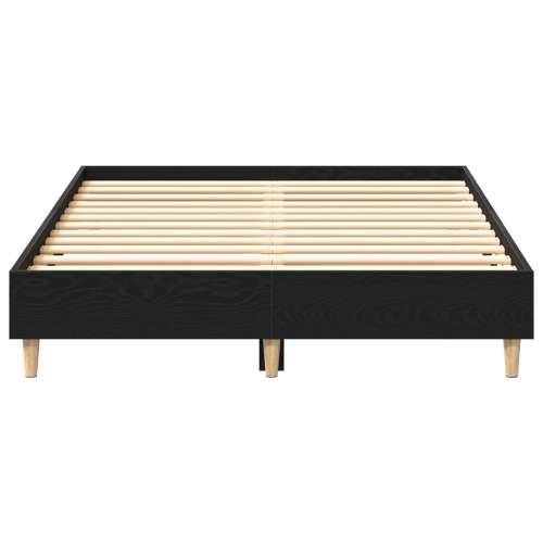 Krevetna konstrukcija 140x190 cm Crna hrastovina Cijena