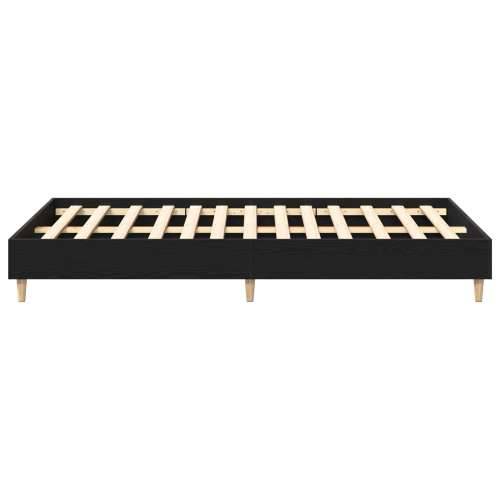 Krevetna konstrukcija 140x190 cm Crna hrastovina Cijena