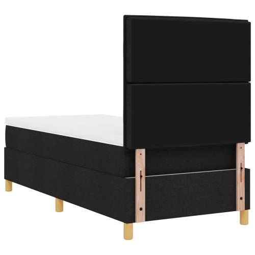 Krevet s podnicom s madracem Crna 80x200 cm Tkanina Cijena