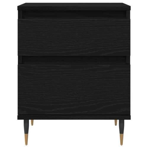 noćni ormarići 2kom Crni hrast 40x35x50 cm Konstruirano drvo Cijena