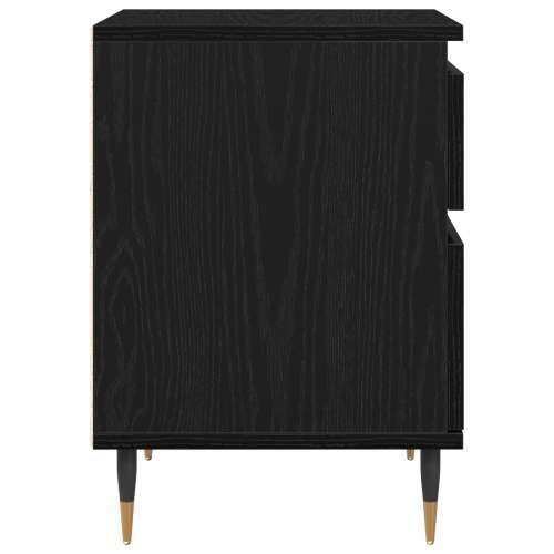 noćni ormarići 2kom Crni hrast 40x35x50 cm Konstruirano drvo Cijena
