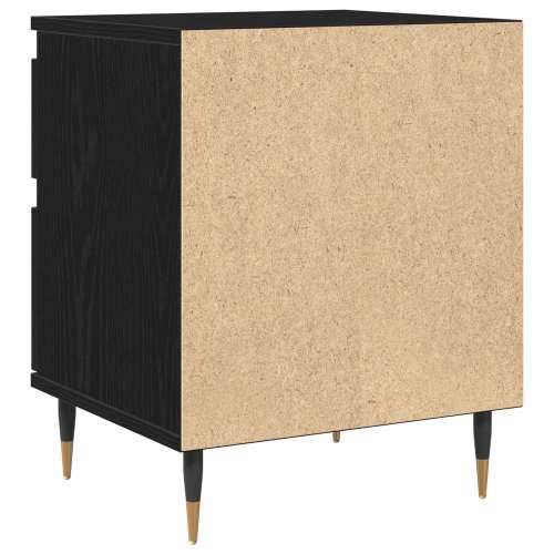 noćni ormarići 2kom Crni hrast 40x35x50 cm Konstruirano drvo Cijena