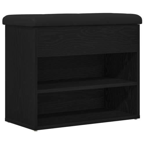 Klupa za pohranu Crna Bukva 60x30x48 cm Konstruirano drvo Cijena
