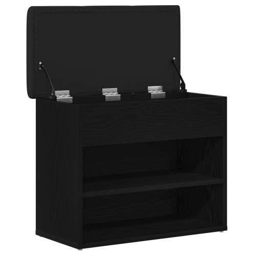 Klupa za pohranu Crna Bukva 60x30x48 cm Konstruirano drvo Cijena