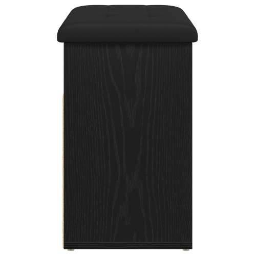 Klupa za pohranu Crna Bukva 60x30x48 cm Konstruirano drvo Cijena