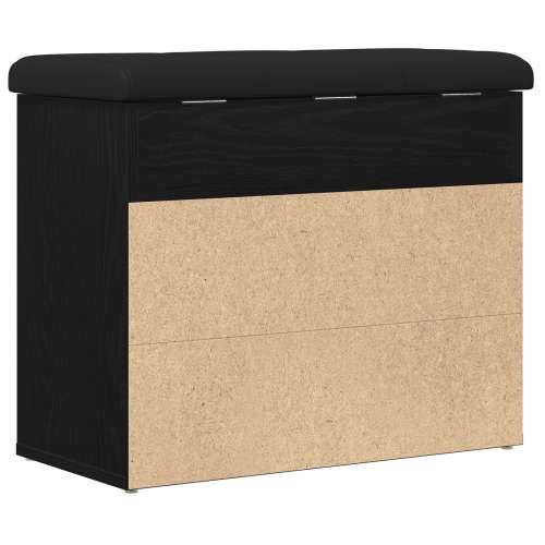 Klupa za pohranu Crna Bukva 60x30x48 cm Konstruirano drvo Cijena