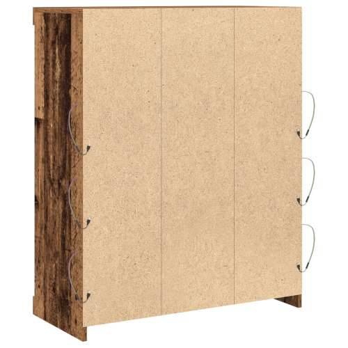 Komoda s LED svjetlima Stari drvo 41x37x100 cm Cijena