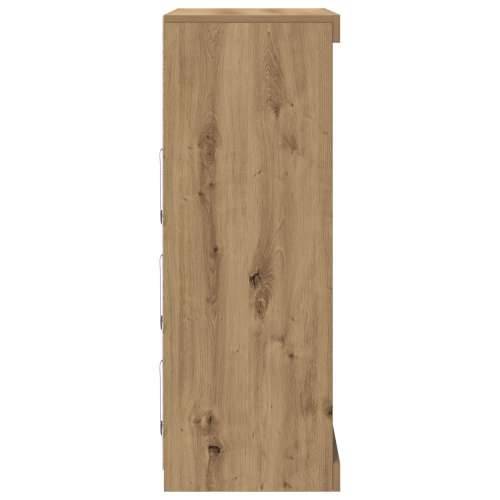 Komoda s LED svjetlima, umjetni hrast, 41x37x100 cm Cijena