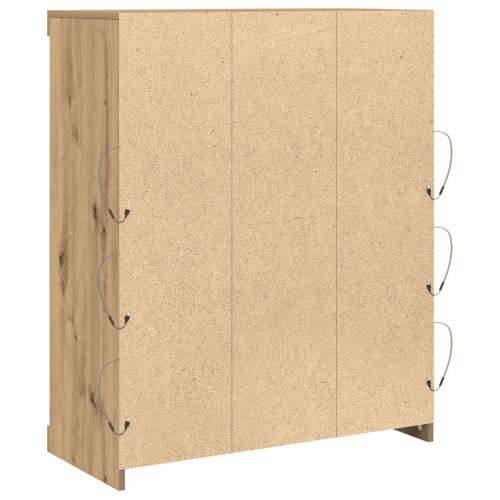 Komoda s LED svjetlima, umjetni hrast, 41x37x100 cm Cijena