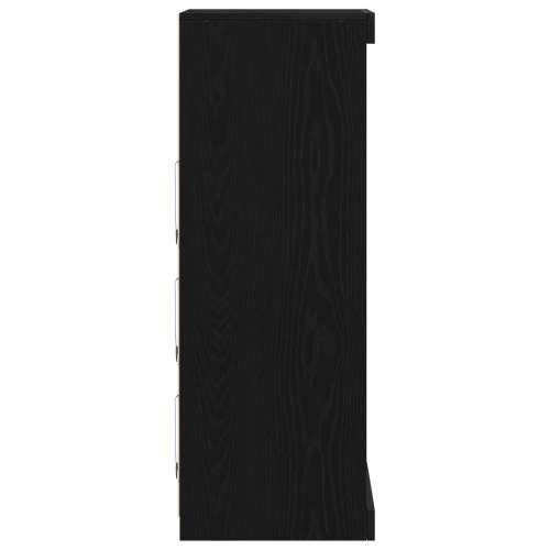 Komoda s LED svjetlima Crni Hrast 41x37x100 cm Cijena