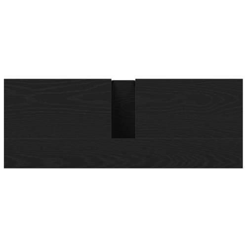 Kupaonski Lavabo - Umivaonik ormarić Crni hrast 80x30x60 cm Konstruirano drvo Cijena