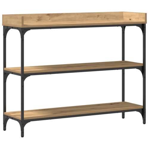 Konferencijski stol od artisan hrasta 100x30x80 cm od inženjerskog drveta i čelika Cijena