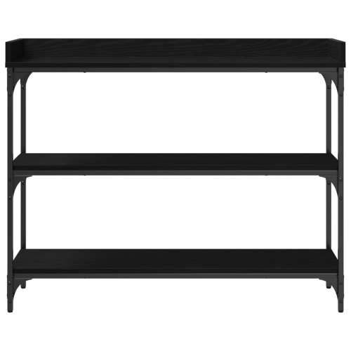 Konferencijski Stol Crna Bukva 100x30x80 cm Konstruirano drvo i čelik Cijena