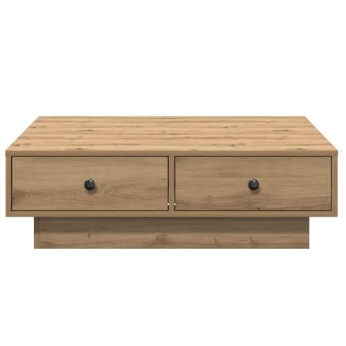Stolić za kavu Hrast Furnir, MDF 90 x 90 x 28 cm Skladište Cijena