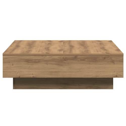Stolić za kavu Hrast Furnir, MDF 90 x 90 x 28 cm Skladište Cijena