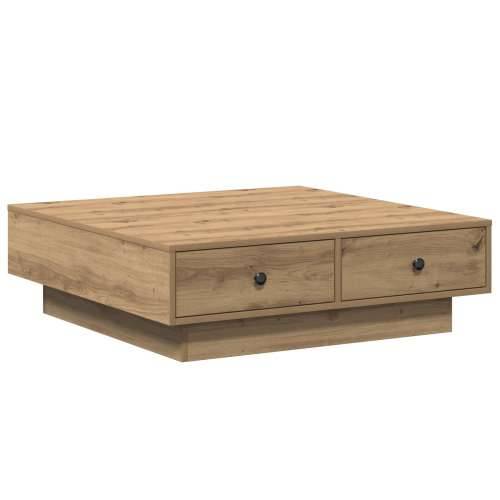 Stolić za kavu Hrast Furnir, MDF 90 x 90 x 28 cm Skladište Cijena