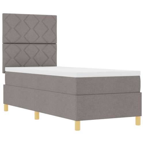 Box Spring Krevet s Madracem Taupe 80x200 cm Tkanina Cijena