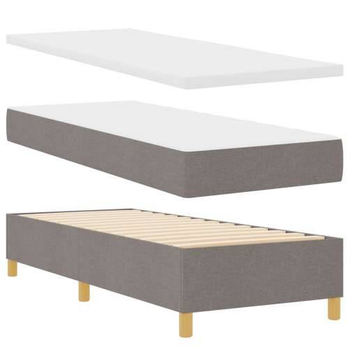 Box Spring Krevet s Madracem Taupe 80x200 cm Tkanina Cijena