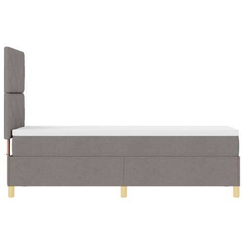Box Spring Krevet s Madracem Taupe 80x200 cm Tkanina Cijena