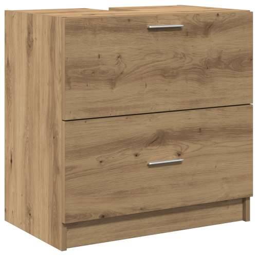 ormarić za Lavabo - Umivaonik od obrtničkog hrasta 59x37x59 cm konstruirano drvo Cijena