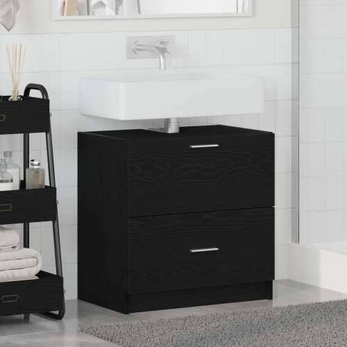 kabinet Lavabo - Umivaonika crne hrastovine 59x37x59 cm od inženjerskog drva Cijena
