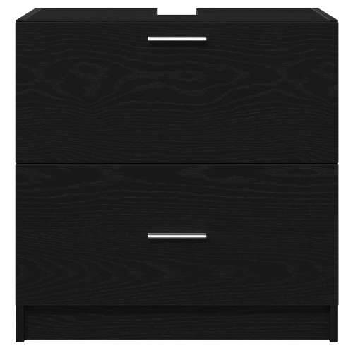kabinet Lavabo - Umivaonika crne hrastovine 59x37x59 cm od inženjerskog drva Cijena